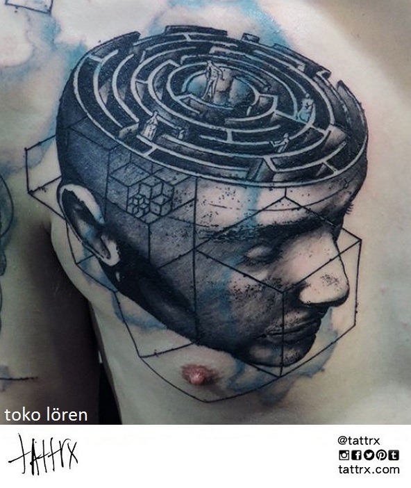 tattrx:  ToKo Lören | Geneva Switzerland - Adaptation of Art by Mark Mayers (Leading