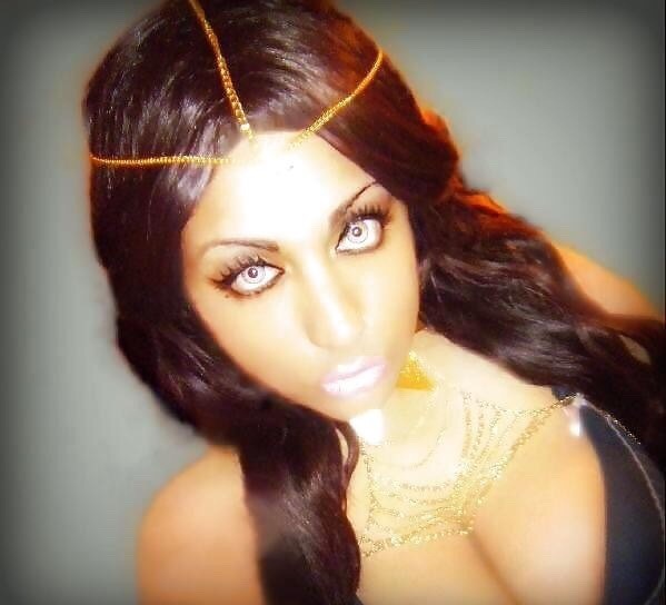 paki-pussy:  Hot British Pakistani Babe Teases her Big Boobs