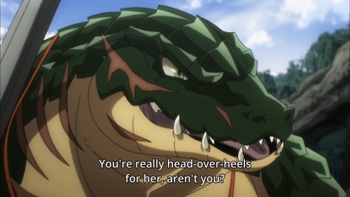 lord-momonga: Wholesome Lizardman content for you and your significant other.   @slbtumblng this is you an I when we talk about our waifusalso Lulu is waifu <3 <3 <3 <3