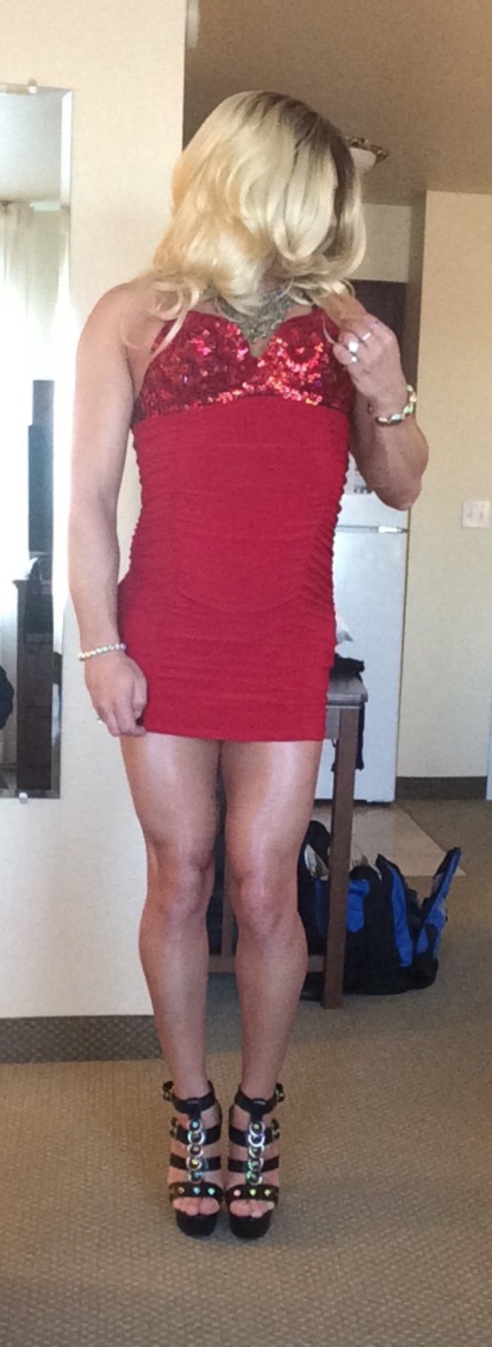 trans-amee:  Dressing up is so much fun!!!  A sneak peek! More to cum!!