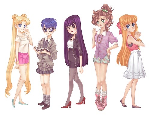 moonprismkiss:   I’m in love with Mako-chans hair.  
