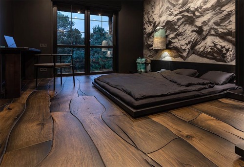 contemporist:This Unique Wood Flooring Fits Together Like Puzzle Pieces