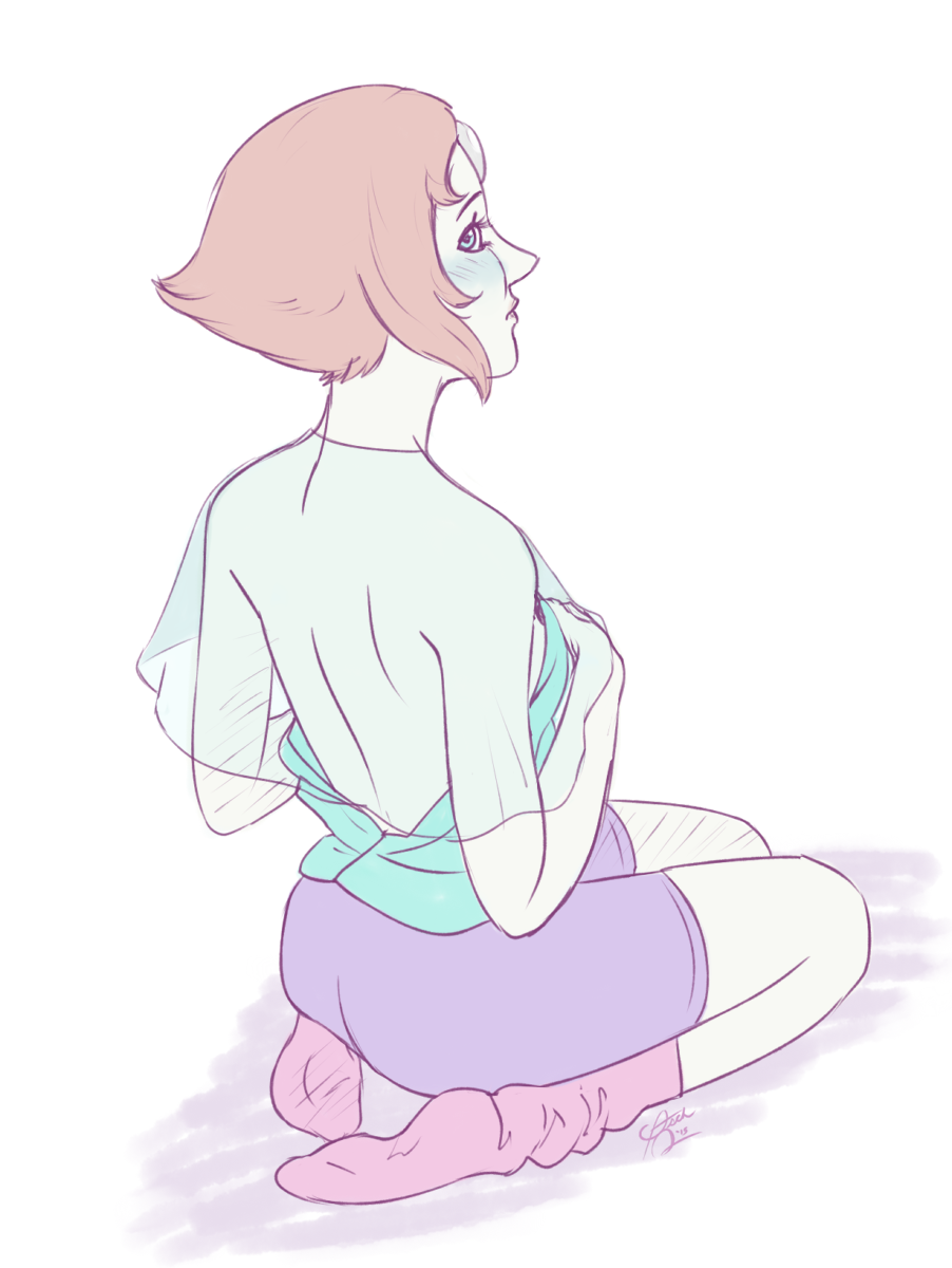 secretstasch:  i like to think she’s blushing at Rose 