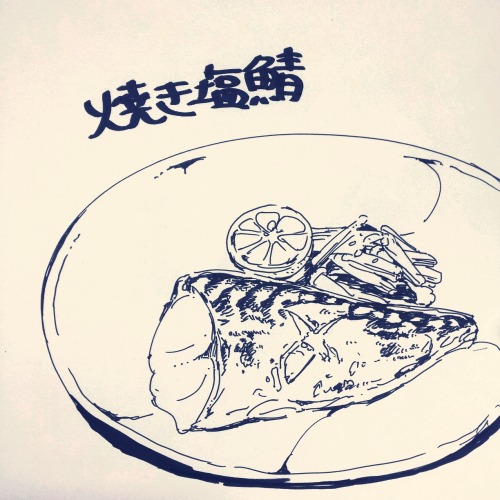 okazu-shokudo:  hasya226:  モデル：おかず食堂さんメニュー  はしゃさんもおかず食堂メニューを描いてくださいました。嬉しいなあ。嬉しいなあ。