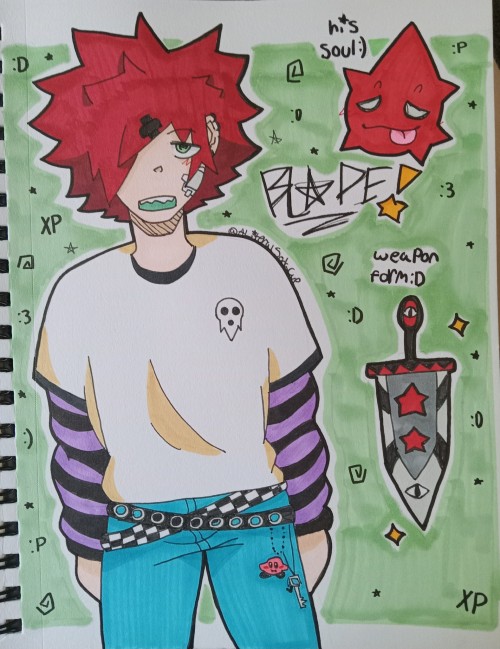 Redrew My Soul Eater Oc Blade
