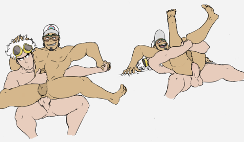 matainfanciasdraws:  Sorry I’ve been so absent! I’m completing the last commissions. So, meanwhile, enjoy some action between Guzma and Kukui!