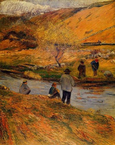 Breton Fisherman, Paul Gauguin Medium: oil,canvas... - Tumbex