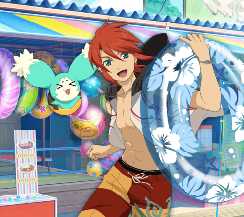 tales-of-asteria-rips: Luke’s 5☆ and 6☆ images from the Swimsuit Gacha (June 30, 2017 to July 17, 20