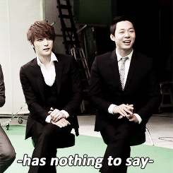 yoonmin:  jaejoong saying something stupid while looking like the most confident person in the world what’s new  