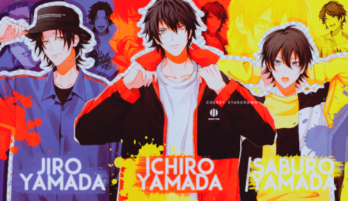 ✦  · 1, 2 ,3 ! I k e b u k u r o  D i v i s i o n · ✦☾  Characters: Jiro Yamada, Ichiro Yamada , Sab
