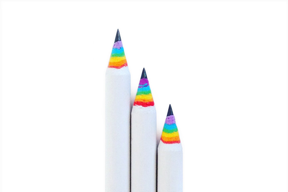 Rainbow Pencils by Duncan Shotton