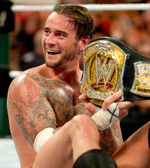 thepunknation:  The most controversial nights in the WWE Championship’s history - MITB 2011 HQ Digitals  The sexual tension in this match!