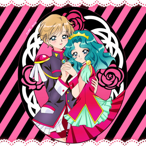 Sailor Moon x Utena crossover &lt;3Haruka and Michiru as Utena and Anthy