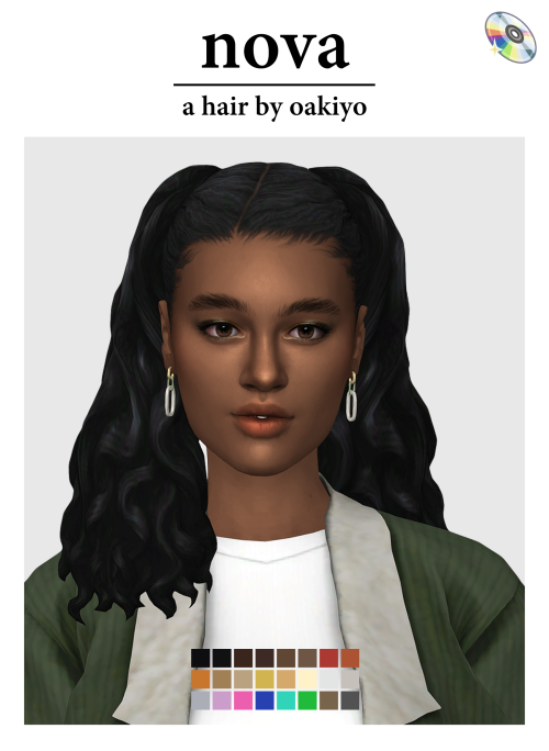 oakiyo: Nova HairAll the credits go to @marsosims​ for this hair idea, hope I did it justice :)Base 