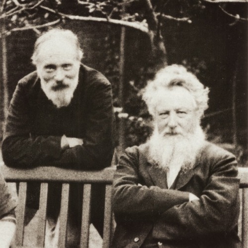 pre-raphaelisme:Pre-Raphaelite Brotherhood » Topsy and Ned (William Morris and Edward Burne-Jones) 