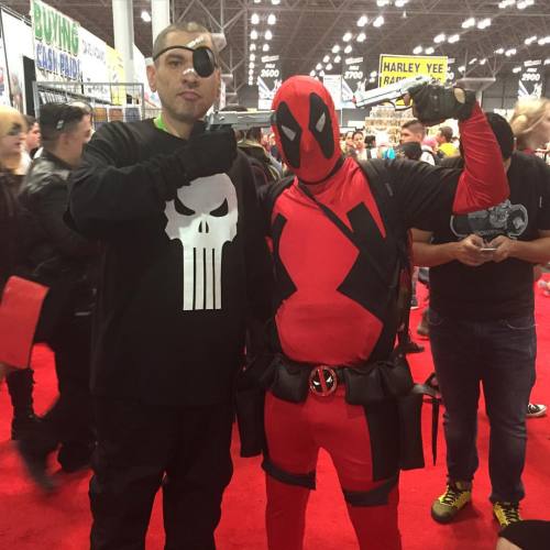 Me and #Deapool @ #NYCC2015 #NYCC #NewYorkComicCon #ThePunisher