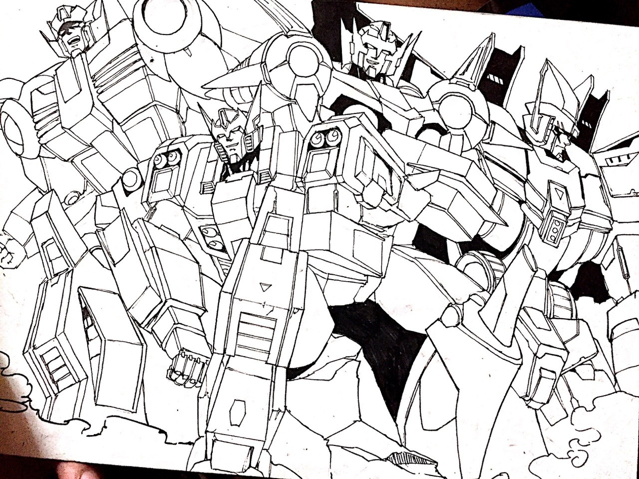 Seaweed Village No 91 Commission Progress Drift Wing Axce Dai Atlas