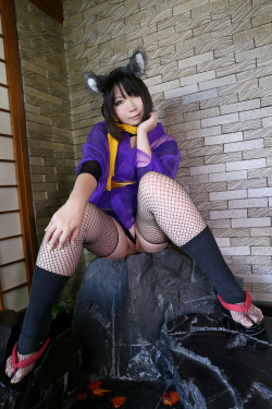 Cute Cosplay Girl Higurashi Rin (Kitsune-Chan) 1-37