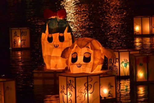 nightfuryqueen: So, during the recent Kanazawa Hyakumangoku Festival, someone made two lanterns, one depicting Popuko and the other Pipimi, wich got quite the spotlight  Look at them go Together  Unstoppable And then, in a dramatic turn of events, one