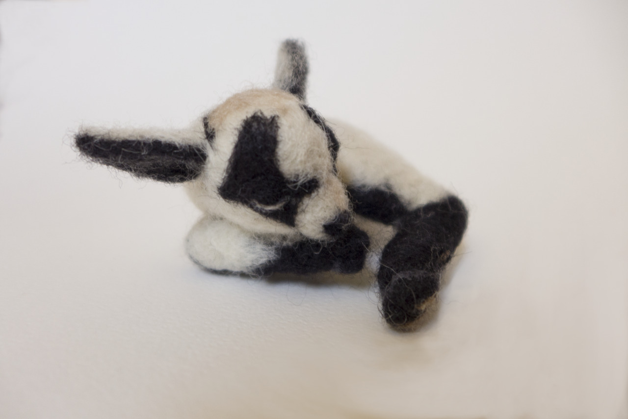 babygoatsandfriends: nitwitoddments:   Goat kid brooch available in my Etsy shop