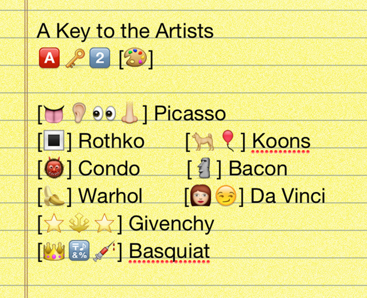 Emoji Major No. 2: Jay Z’s “Picasso Baby” (via fastcompany) Jay Z changed the