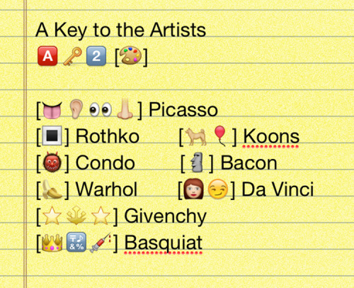 Emoji Major No. 2: Jay Z’s “Picasso Baby” (via fastcompany) Jay Z changed the game this summer by releasing Magna Carta Holy Grail via a free app only available to the Samsung set. The company had pre-purchased so many copies that the album went