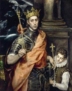 El Greco: San Luis, rey de Francia.