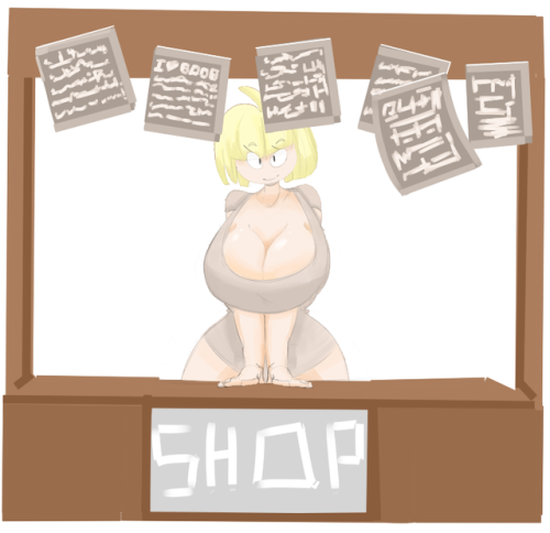 robotic-alien-dude: could i interest you in some bewb growth potions?.