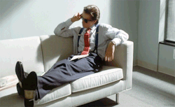 Onemovieonegif:  American Psycho - Chillin’ 