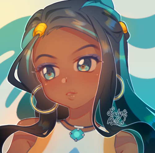 ladyriia:Nessa I don’t play Pokemon a lot but her design is gorgeous ~