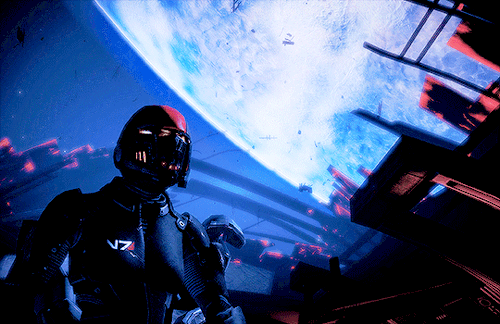 mistress-light:Mass Effect scenery | SSV Normandy SR-1 crashing 