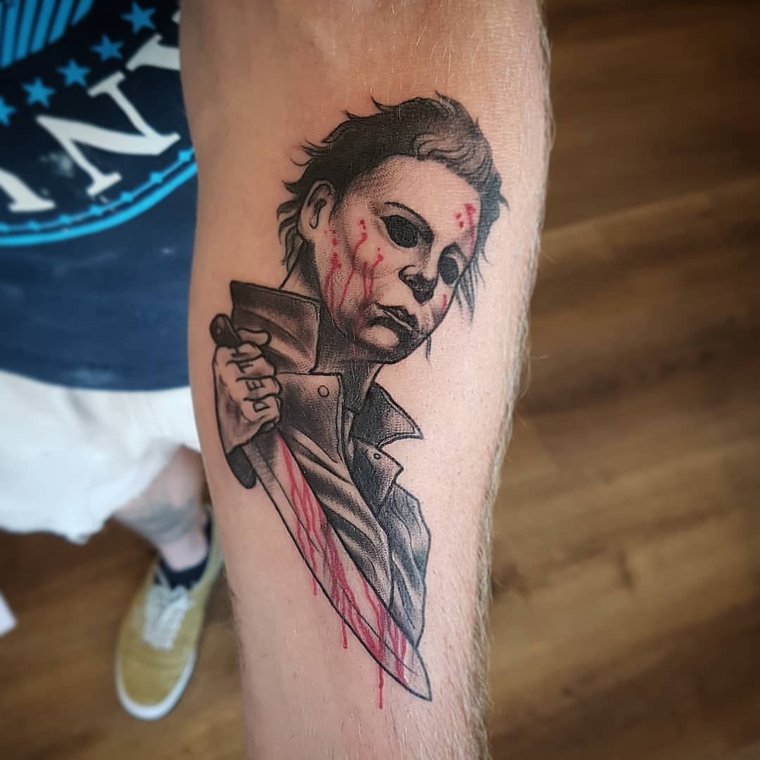 Get Ready for Halloween with these Creepy Michael Myers Tattoos  Tattoodo