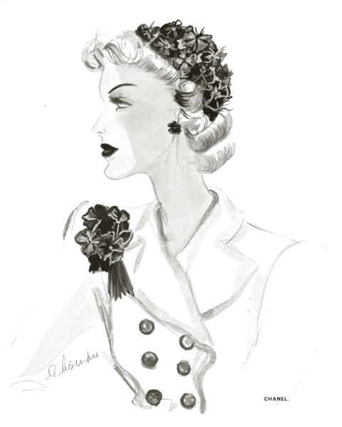 Hats by Chanel, Decker, Piguet &amp; Molyneux 1937