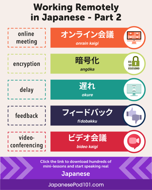 Are you ready to work remotely? Answer in #Japanese! P.S. Sign up here to learn more about grammar, 