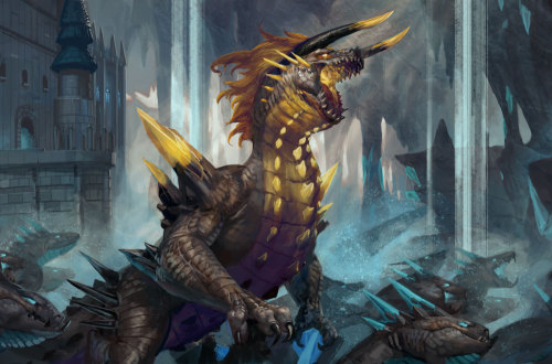 mitologiayleyendas:  Dragon Steelshard Dragon for Dragons of Atlantis by bugmeyer 