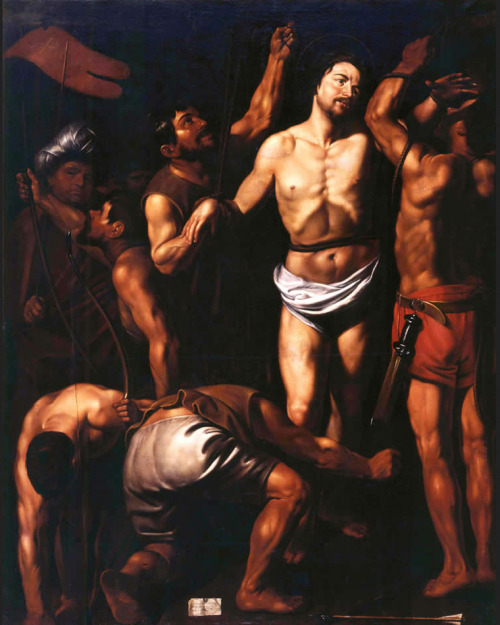 Louis Finson - The Martyrdom of St. Sebastian (1610)