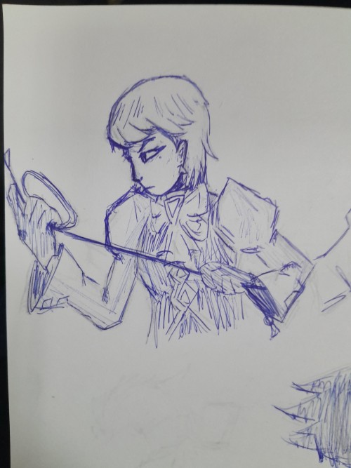 Some Ace Attorney Sketches From College