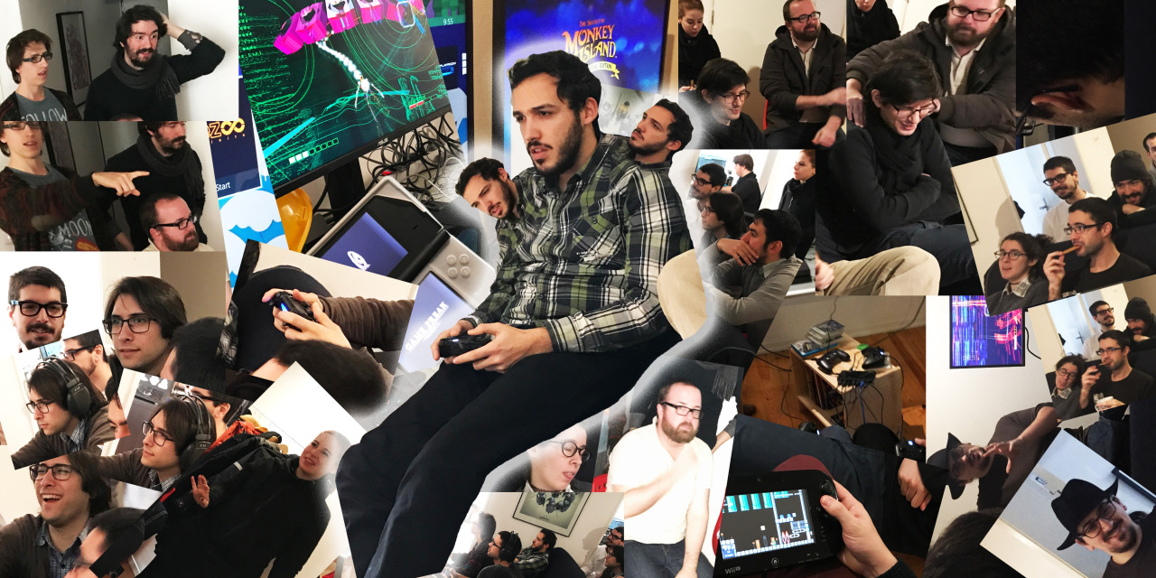 This was another Monkey Day, a day someone in the team is responsible to show everyone at Nerd Monkeys a list of currently playing games, personal influences or simply interesting/relevant games to play.
[[MORE]]These were the presented games:
- Rez...