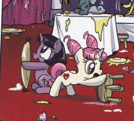 hickeybickeyboo:  Cameos in an MLP comic that I find entertaining Ramsay, Snape + Trelawney (assumed) Harry, Hermione, Ron Saturn, Chibiusa Uranus, Neptune 