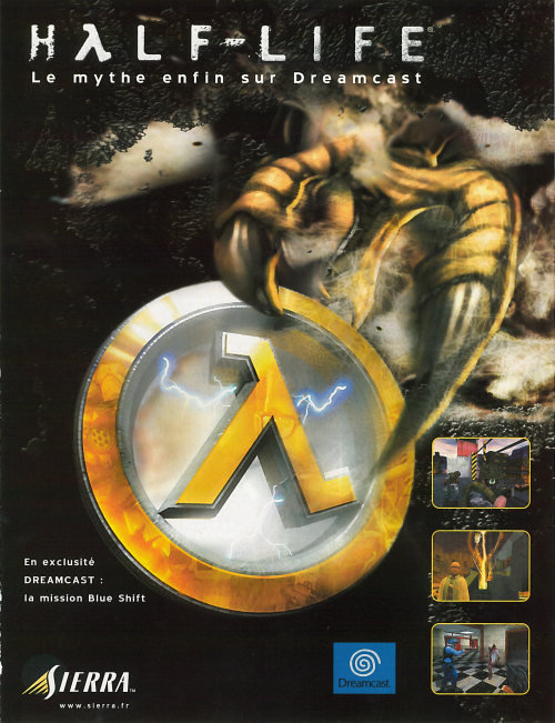 vgprintads: ‘Half-Life’[DC] [FRANCE] [MAGAZINE] [2000]Consoles+, November 2000 (#106)via Abandonware