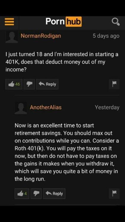 guywithamohawk: superpoorlifechoices: Pornhub commenters generally have a reputation of being more c