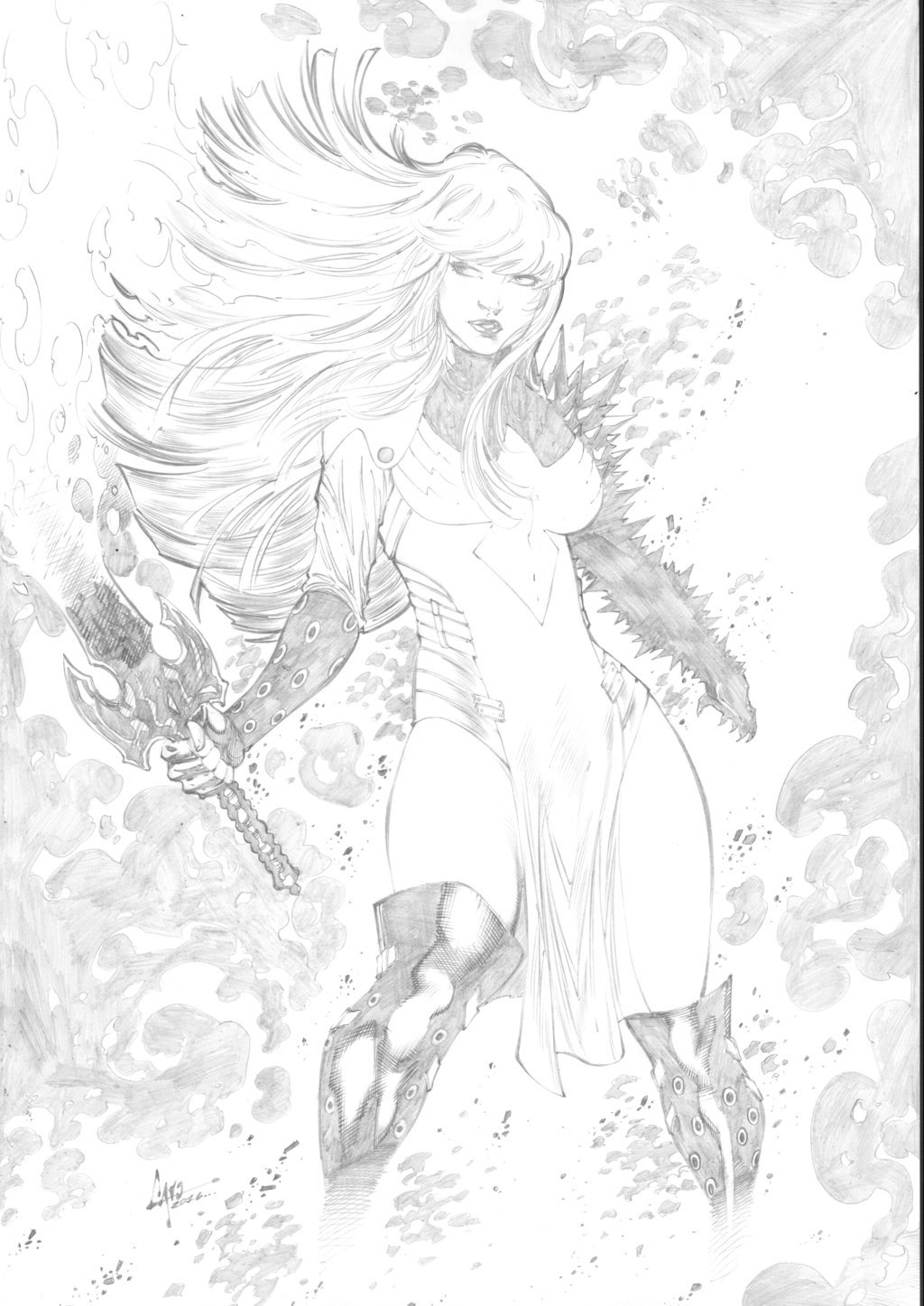 lordtimeblogposts:   Magik Phoenix by CaioMarcus-ART   Power Girl by CaioMarcus-ART 