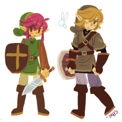 epicsmashtime:  Link drawing. Based it off the ALttP sprite and the Smash Bros palette swap because I’m crazy that way :p 