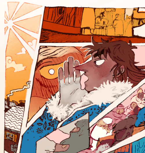 Another Art Collab with @jadenvargen !!!! Kaijigawa comic taking place in our werewolf au&hellip; Ka