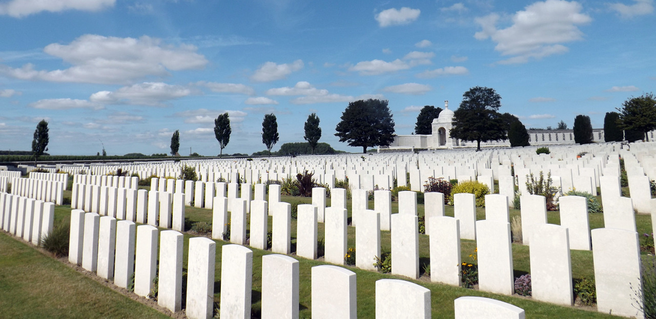 Great War cemeteries and memorials in Flanders“The Brooding Soldier” memorial