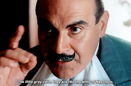 poirott: Hercule Poirot + “little grey cells”AGATHA CHRISTIE’S POIROT (1989 - 2013)