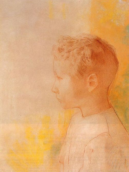 Odilon Redon,  Portrait of the Son of Robert de Comecy, 1898