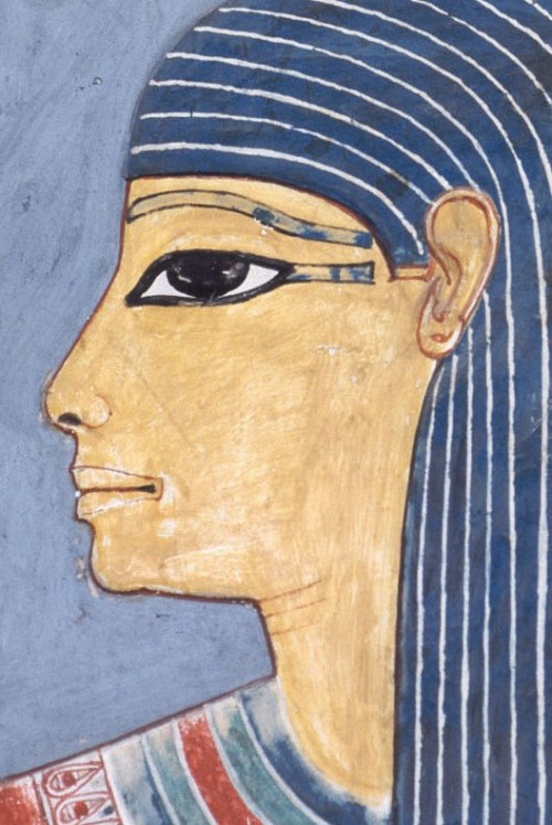 grandegyptianmuseum:Depiction of the goddess IsisRelief depicting the goddess Isis, one of the main 