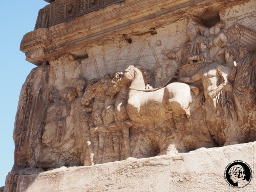 thesilenceofthemarble:Relief from the Arch of Titus, Vía Sacra, Rome, Italy