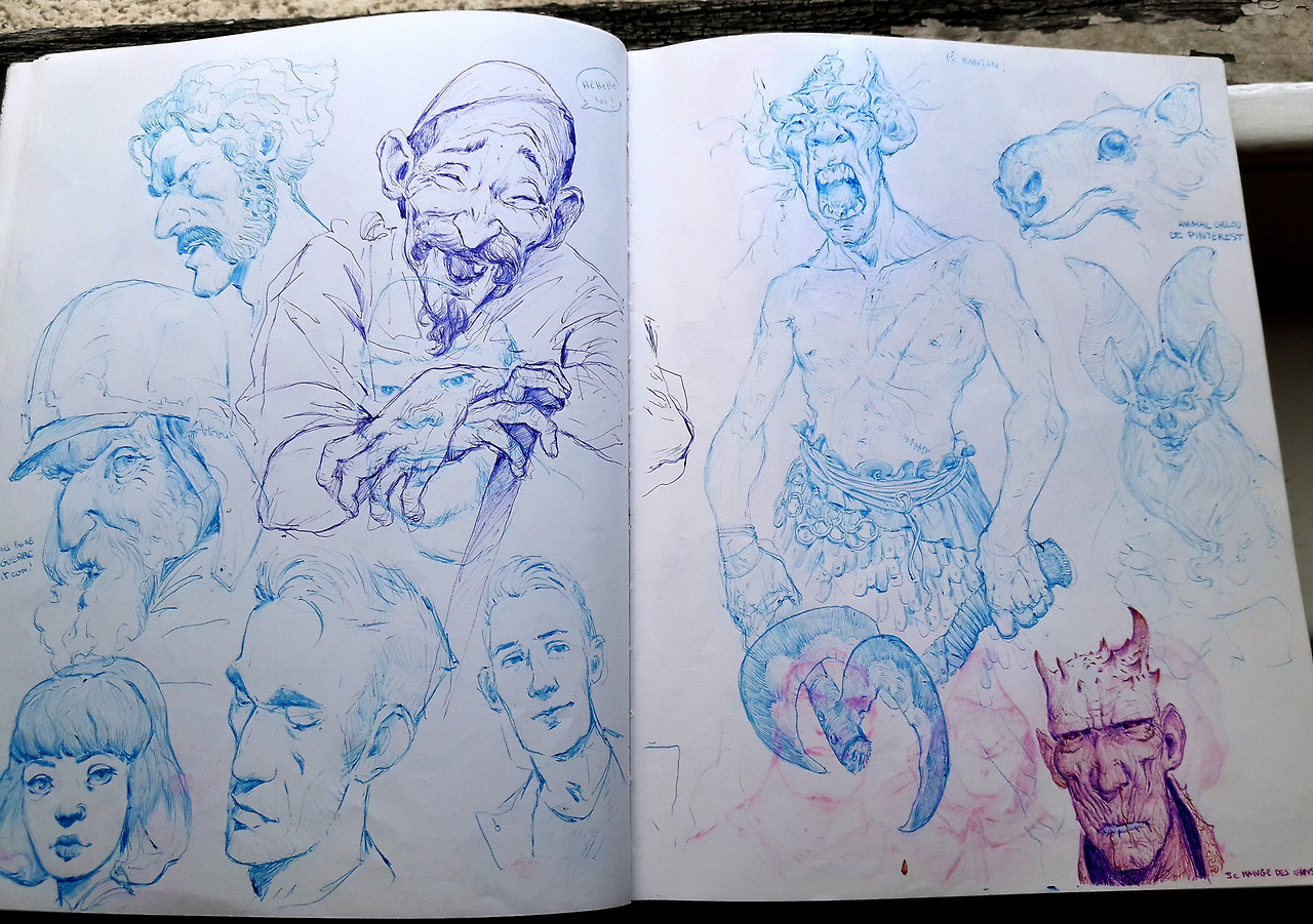 quarkmaster:    Sketchbook dump 02  